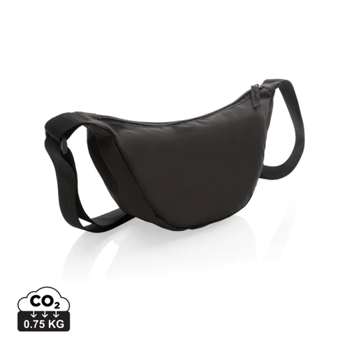 Crescent AWARE™ RPET félhold alakú sling táska Fekete 