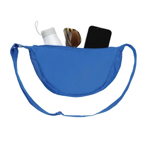 Crescent AWARE™ RPET félhold alakú sling táska Kék 