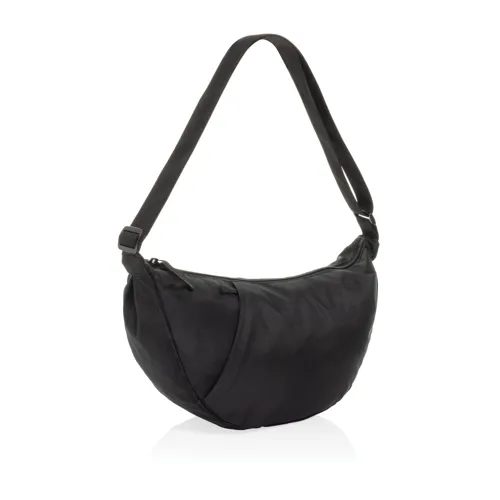 Crescent XL AWARE™ RPET félhold alakú sling táska Fekete 