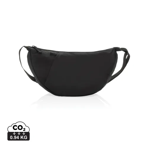Crescent XL AWARE™ RPET félhold alakú sling táska Fekete 