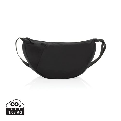 Crescent XL AWARE™ RPET félhold alakú sling táska Fekete 