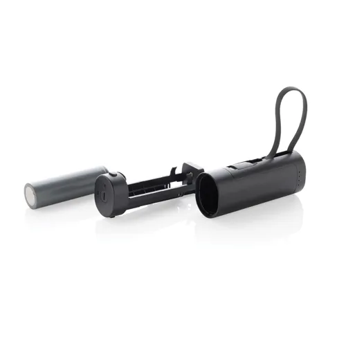 CycleCell 5000 mAh-s cserélhető akkumulátoros powerbank Fekete 