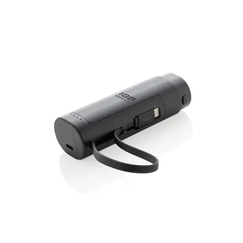 CycleCell 5000 mAh-s cserélhető akkumulátoros powerbank Fekete 