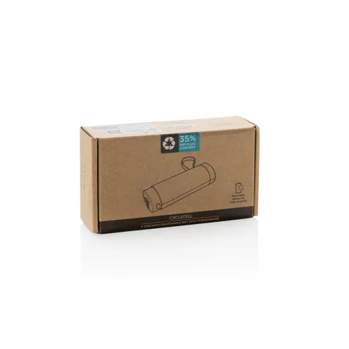 CycleCell 5000 mAh-s cserélhető akkumulátoros powerbank Fekete 