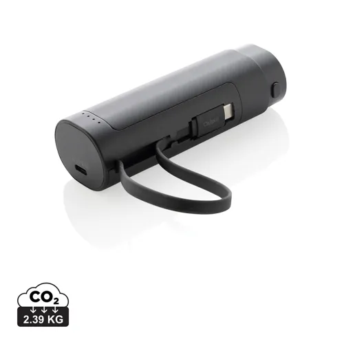 CycleCell 5000 mAh-s cserélhető akkumulátoros powerbank Fekete 