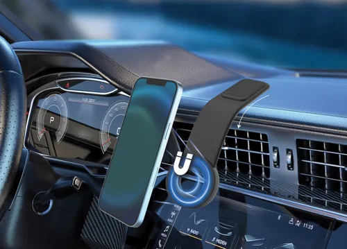 DriveGrip RCS újrah. műanyag mágneses autós tartó Fekete 