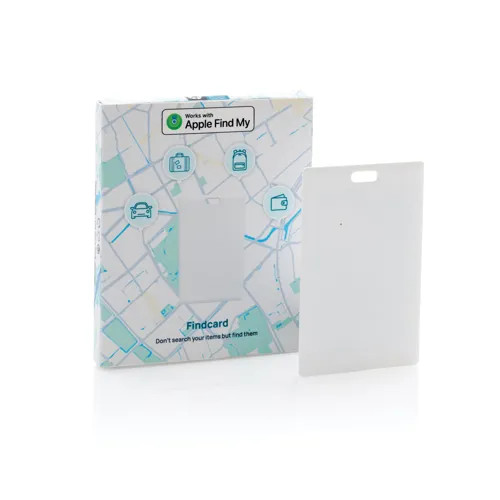 Findcard RCS újrahaszn. műanyag lokátor kártya Fehér 