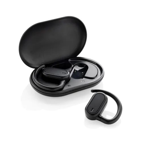 Fitsound RCS újrah. műa. nyitott kialakítású TWS fülhallgató Fekete 