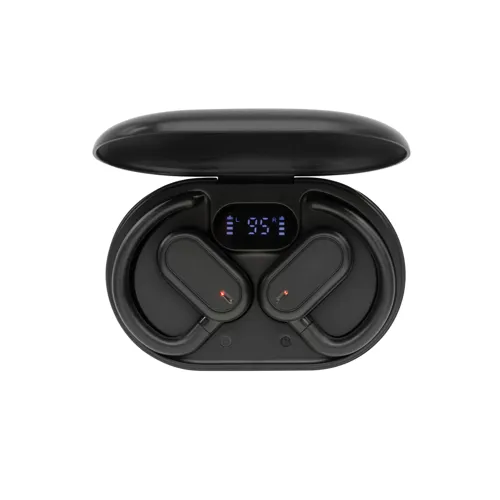 Fitsound RCS újrah. műa. nyitott kialakítású TWS fülhallgató Fekete 