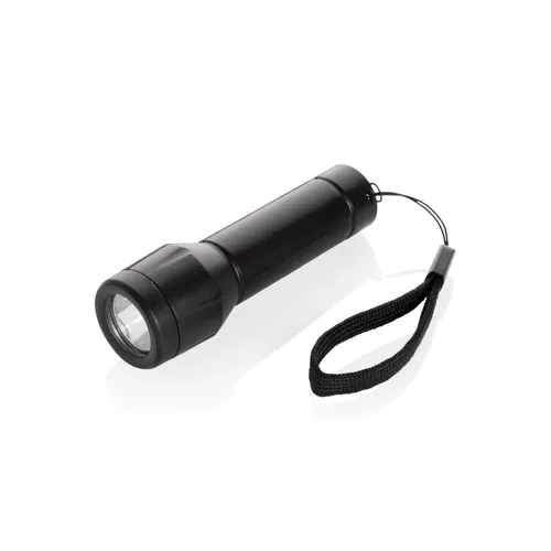 Flara RSC újrahaszn. műanyag USB újratölthető zseblámpa Fekete 