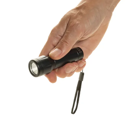 Flara RSC újrahaszn. műanyag USB újratölthető zseblámpa Fekete 
