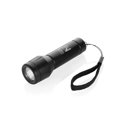 Flara RSC újrahaszn. műanyag USB újratölthető zseblámpa Fekete 