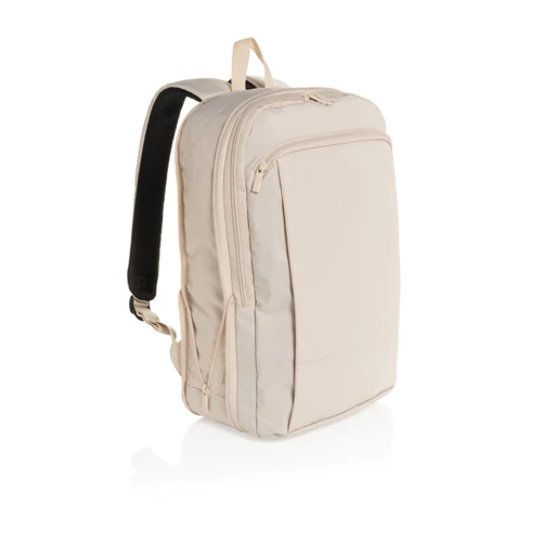 Flexpack Aware™ RPET bővíthető vékony 15,6" laptop hátizsák Barna 