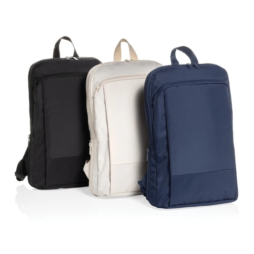 Flexpack Aware™ RPET bővíthető vékony 15,6" laptop hátizsák Barna 
