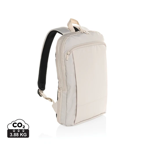 Flexpack Aware™ RPET bővíthető vékony 15,6" laptop hátizsák Barna 