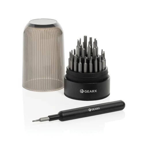Gear X 31 az 1-ben multifunkciós csavarhúzó készlet Fekete 