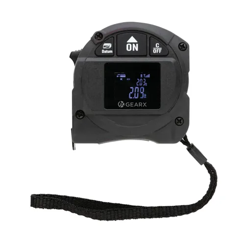 Gear X 5M mérőszalag 30M lézerrel Fekete 