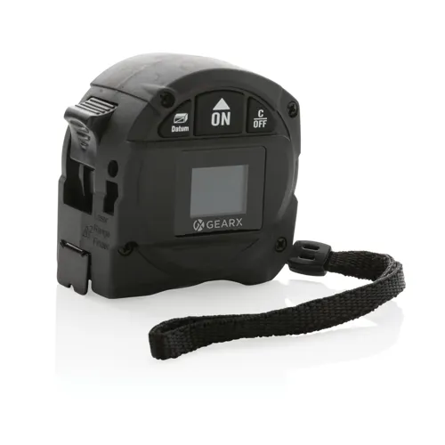 Gear X 5M mérőszalag 30M lézerrel Fekete 