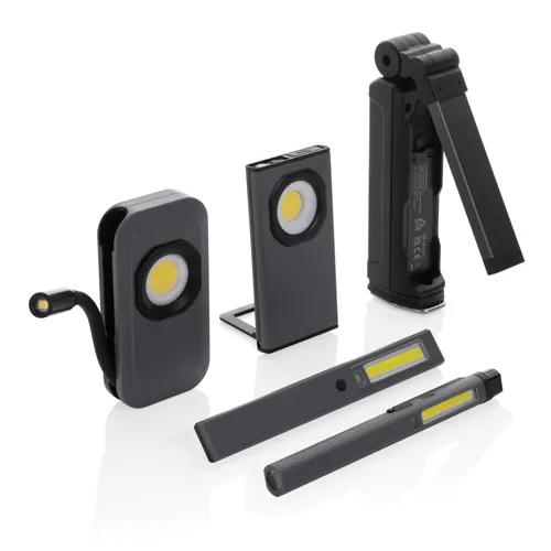 Gear X RCS újrah. műanyag USB munkalámpa, 260 lumen Szürke 