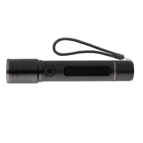 Gear X RCS újrahaszn. alumínium USB újratölthető zseblámpa Fekete 
