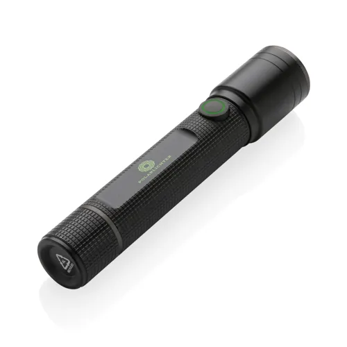 Gear X RCS újrahaszn. alumínium USB újratölthető zseblámpa Fekete 