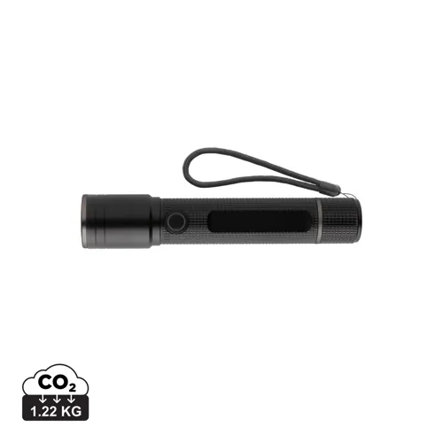 Gear X RCS újrahaszn. alumínium USB újratölthető zseblámpa Fekete 