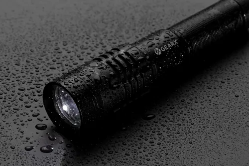 Gear X USB újratölthető zseblámpa Fekete 
