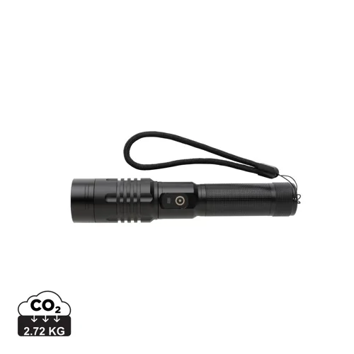 Gear X USB újratölthető zseblámpa Fekete 
