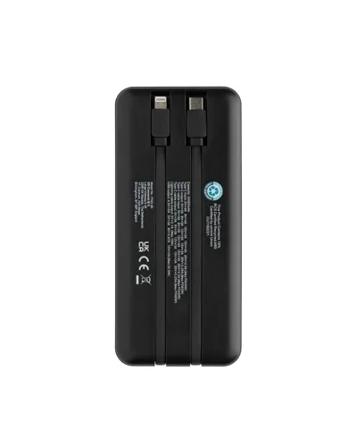 Gridley RCS újrah. műanyag 20 000 mAh 65W laptop powerbank Fekete 