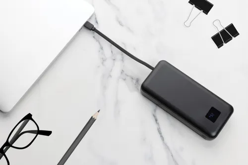 Gridley RCS újrah. műanyag 20 000 mAh 65W laptop powerbank Fekete 