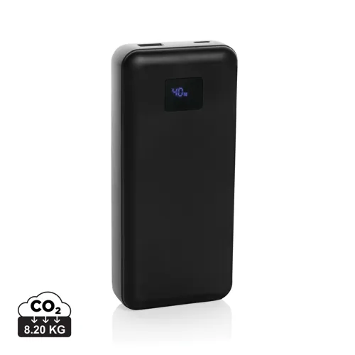 Gridley RCS újrah. műanyag 20 000 mAh 65W laptop powerbank Fekete 