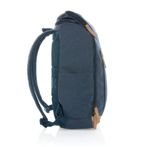 Impact AWARE™ 16oz. újrahasznosított vászon laptop hátizsák Kék 