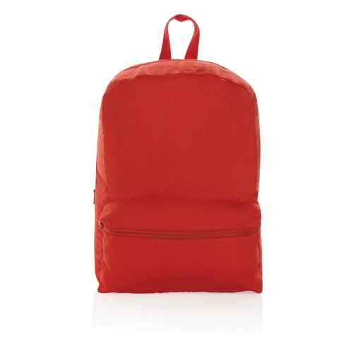 Impact Aware™ 285 gsm újrahasznosított vászon hátizsák Piros 