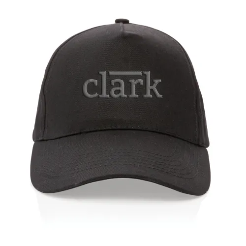 Impact AWARE™ 5 paneles 190gr Újrahasznosított pamut sapka Fekete 