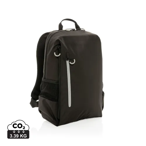 Impact AWARE™ Lima 15,6"-es RFID laptop hátizsák Fekete 