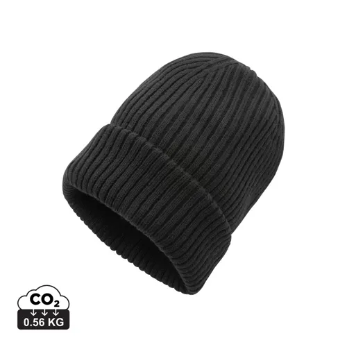 Impact AWARE™ Polylana® dupla kötött sapka Fekete 