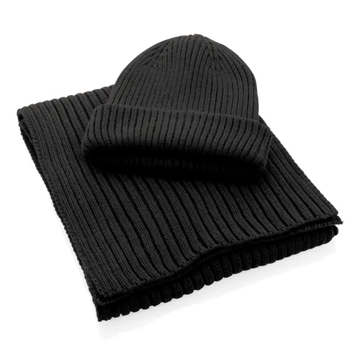Impact AWARE™ Polylana® kötött sál, 180x25cm Fekete 