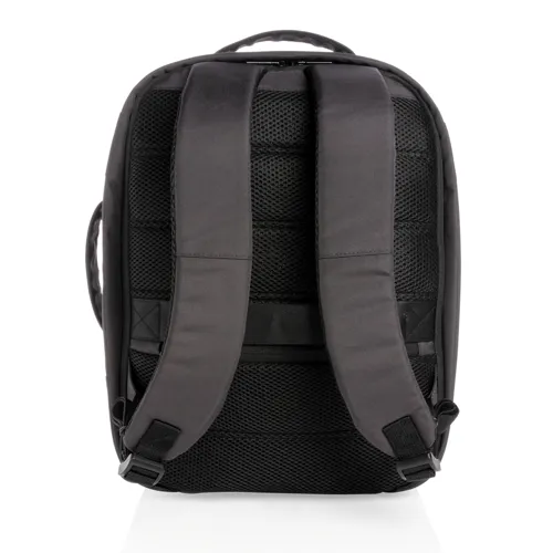 Impact AWARE™ RPET lopásbiztos 15,6"-es laptop hátizsák Fekete 
