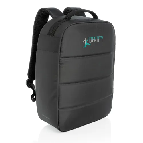 Impact AWARE™ RPET lopásbiztos 15,6"-es laptop hátizsák Fekete 