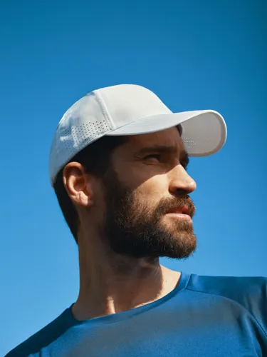 Impact AWARE™ újrahasznosított PET 6 paneles sportsapka Fehér 