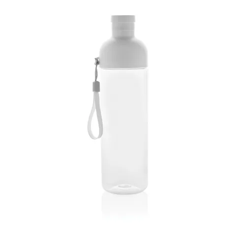 Impact RCS újrahaszn. PET szivárgásmentes vizespalack, 600ml Fehér 