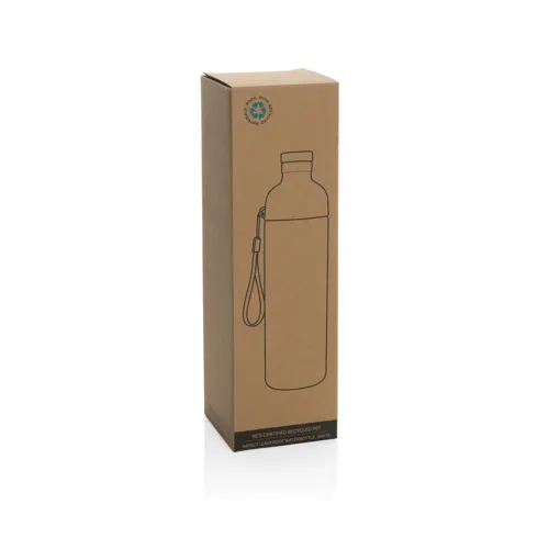Impact RCS újrahaszn. PET szivárgásmentes vizespalack, 600ml Fehér 