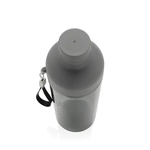 Impact RCS újrahaszn. PET szivárgásmentes vizespalack, 600ml Fekete 