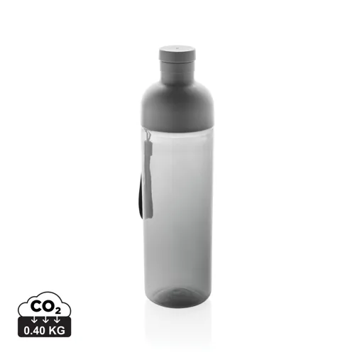 Impact RCS újrahaszn. PET szivárgásmentes vizespalack, 600ml Fekete 