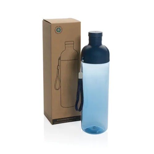 Impact RCS újrahaszn. PET szivárgásmentes vizespalack, 600ml Kék 