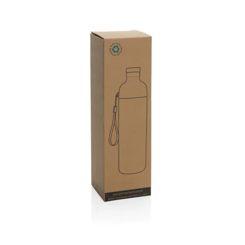 Impact RCS újrahaszn. PET szivárgásmentes vizespalack, 600ml Kék 