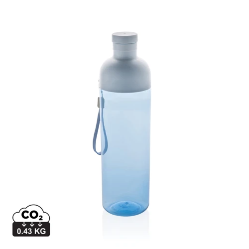 Impact RCS újrahaszn. PET szivárgásmentes vizespalack, 600ml Kék 