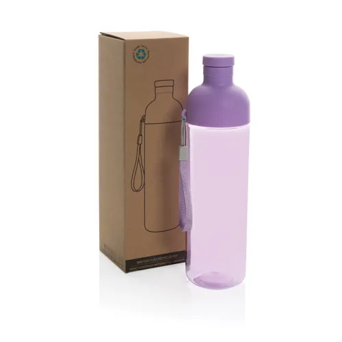Impact RCS újrahaszn. PET szivárgásmentes vizespalack, 600ml Lila 