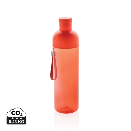 Impact RCS újrahaszn. PET szivárgásmentes vizespalack, 600ml Piros 