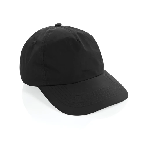 KENTO URBAN RCS újrahasznosított nylon 5 paneles sapka Fekete 